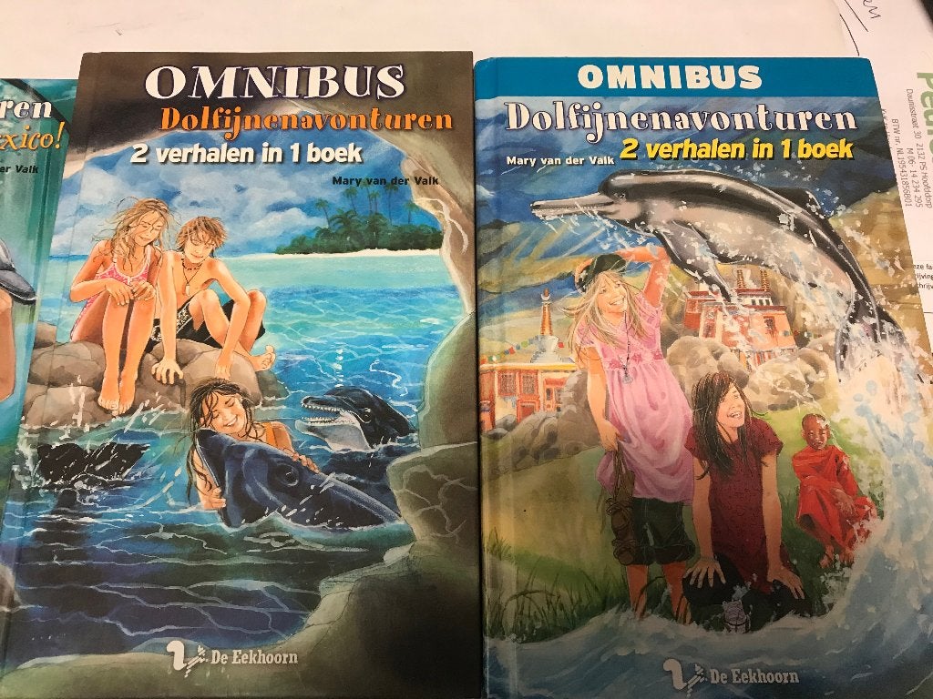 T.K. nog 4 boeken van Dolfijn avonturen zie actuele lijst, Ophalen of Verzenden, Gelezen, Mary van der Valk, Fictie