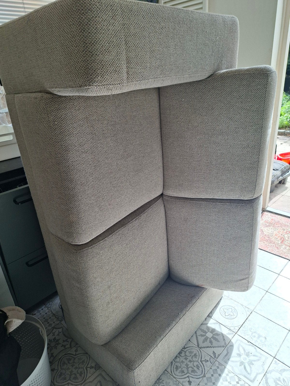 gratis 2 zits bank, Ophalen, Gebruikt, Tweepersoons, 75 tot 100 cm