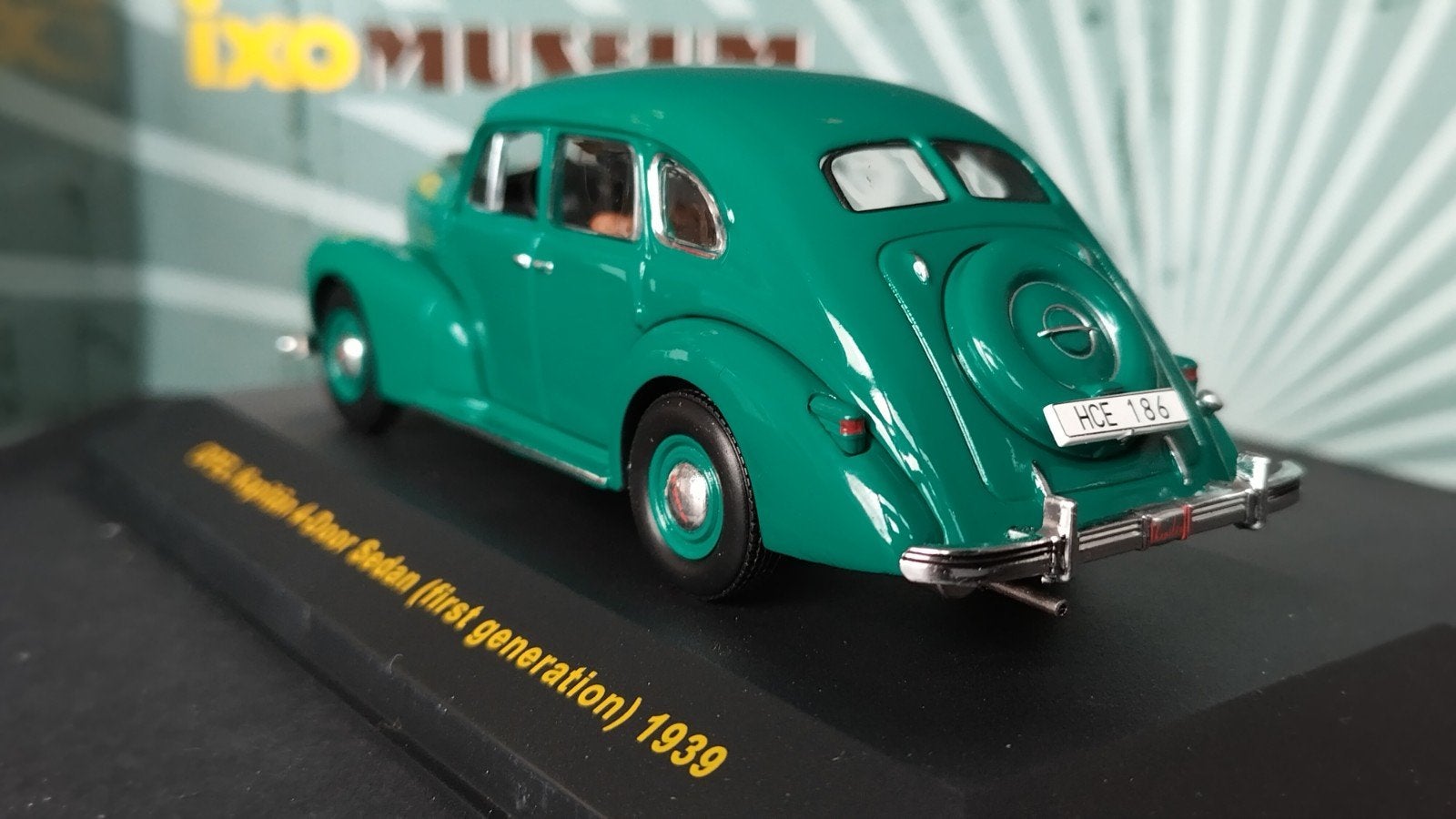 Opel Kapitan 1950 green 1:43 Ixo Museum Pol, Overige merken, Auto, Verzenden, .