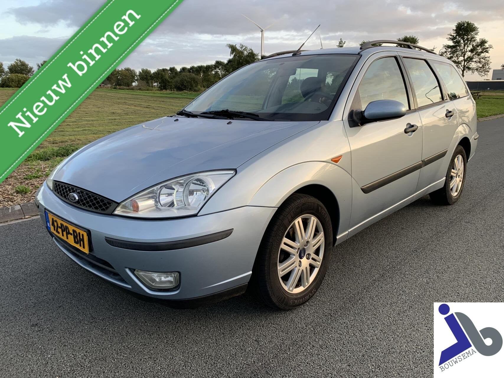 Ford Focus 1.6 Futura Automaat,Leer,navi,ClimaNL,2e eigenaar, Auto's, 1596 cc, 101 pk, 4 cilinders, 49 €/maand