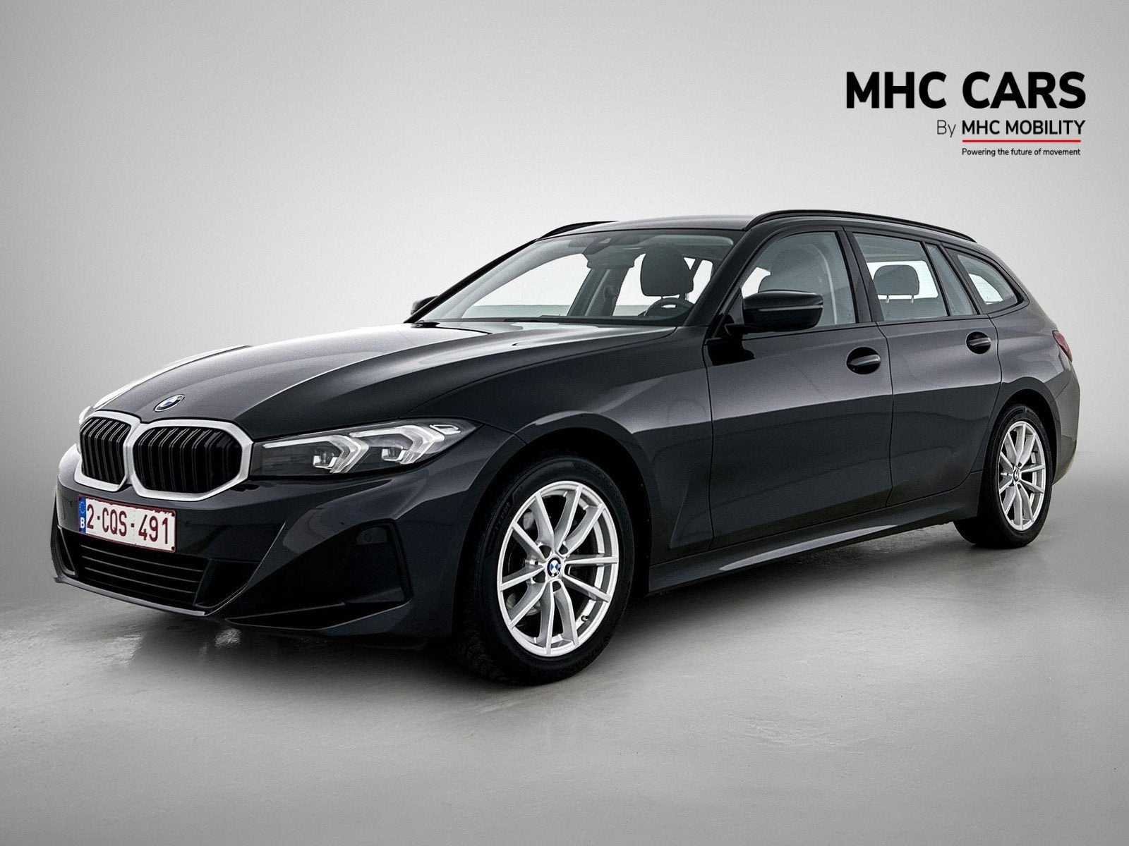 BMW 3 Serie Touring 2.0 316d (bj 2022, automaat), Auto's, Automaat, Zwart, 4 cilinders, Leder
