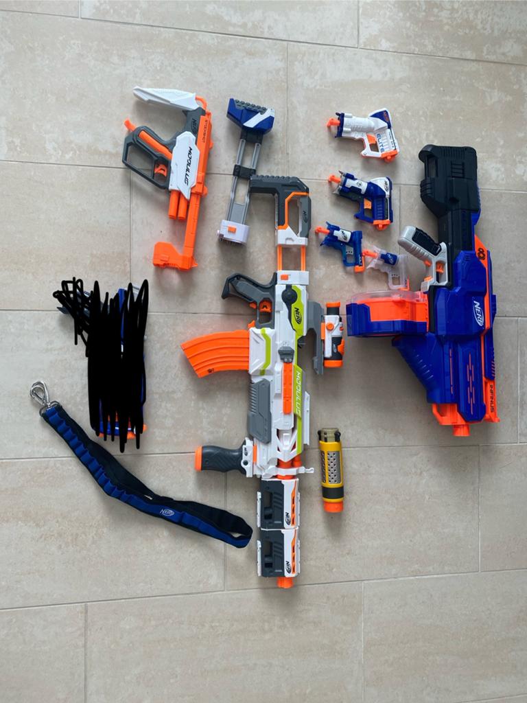 Nerf blasters (Zo snel mogelijk weg), Ophalen of Verzenden, Zo goed als nieuw