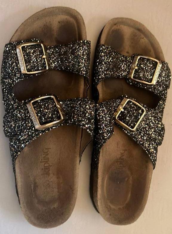 Kipling sandalen maat 33 glitter, Gebruikt, Meisje, Overige typen, Ophalen of Verzenden