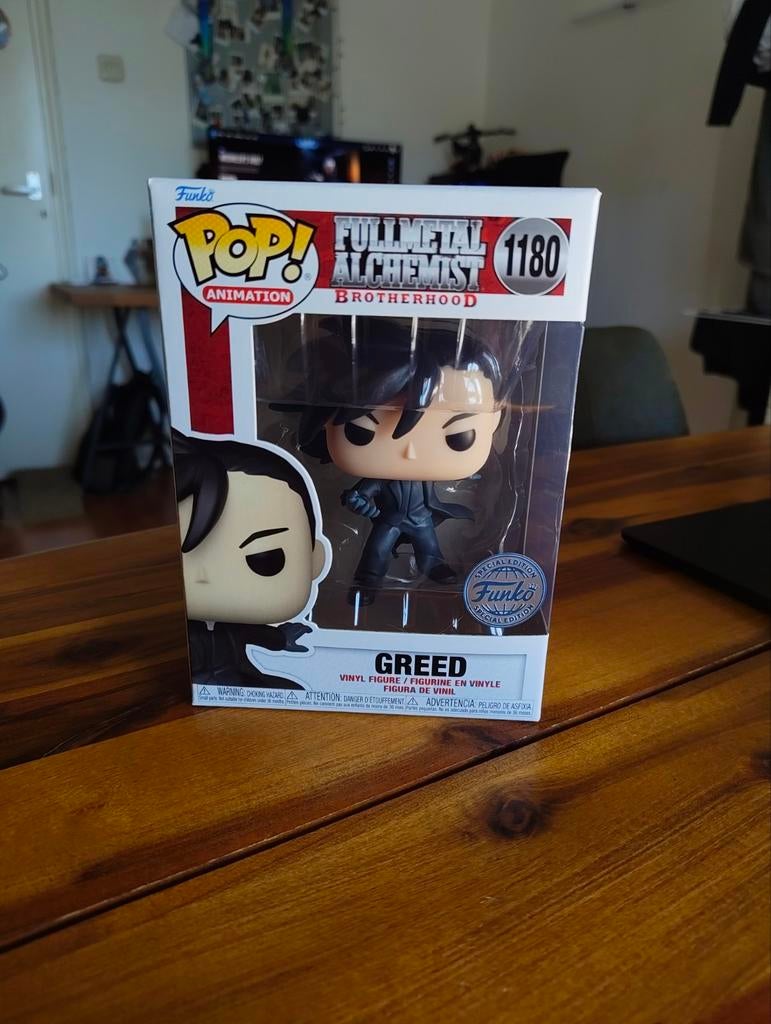 Funko pop - Greed - Full metal alchemist, Ophalen of Verzenden, Nieuw