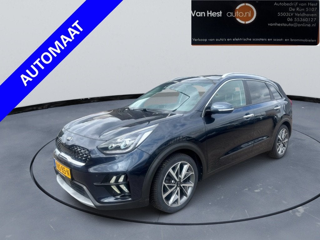 Kia Niro 1.6 GDi H. Dyn.Pl.L GAR TOT 01-2029 | LEER | NAVI |, Auto's, Gebruikt, Euro 6, Blauw, 1390 kg