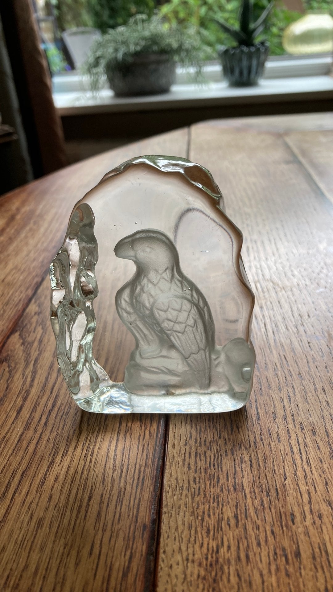 Glas vogel object, Ophalen of Verzenden