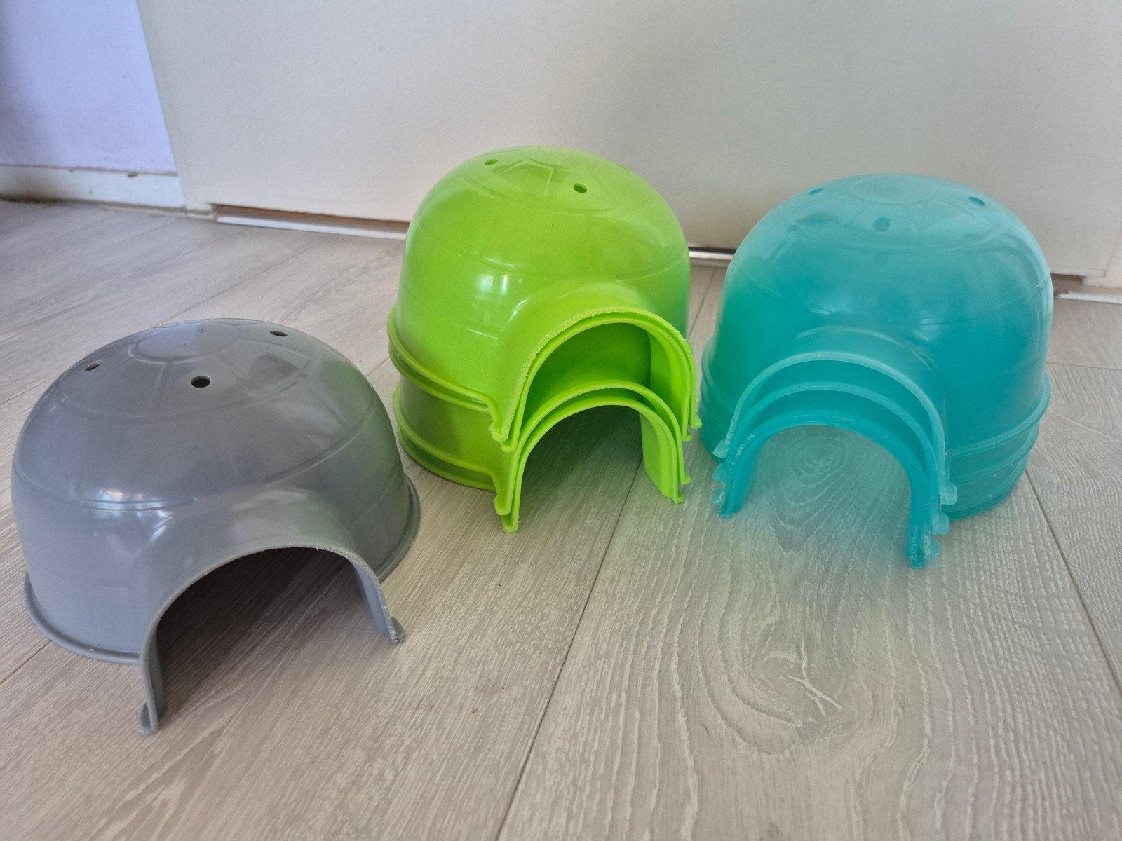 kunstof iglo huisjes S 16cm, Dieren en Toebehoren, Knaagdieren en Konijnen | Toebehoren, Ophalen of Verzenden, Gebruikt, Speelgoed