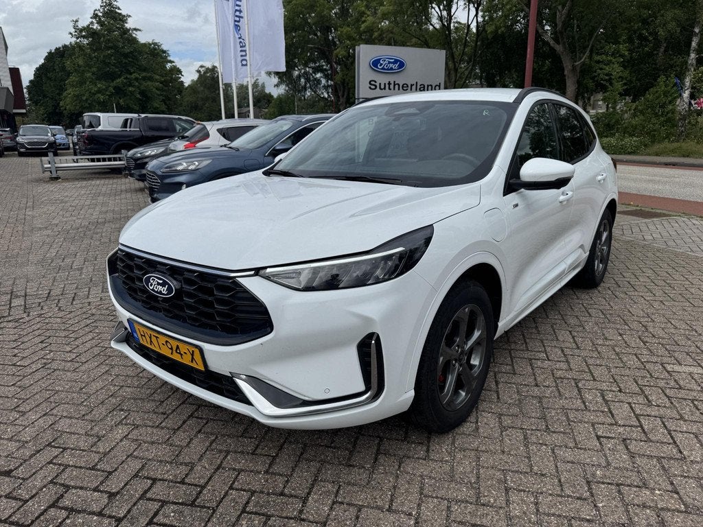 Ford Kuga 2.5 PHEV ST-Line X | 243 PK | Winter Pack | Elektr, 14 kWh, Gebruikt, Leder en Stof, Wit