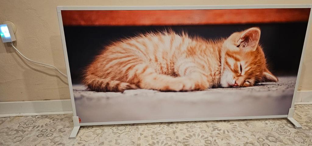 Infrarood wandpaneel, Doe-het-zelf en Verbouw, Verwarming en Radiatoren, Ophalen, 30 tot 80 cm, Overige typen, Zo goed als nieuw