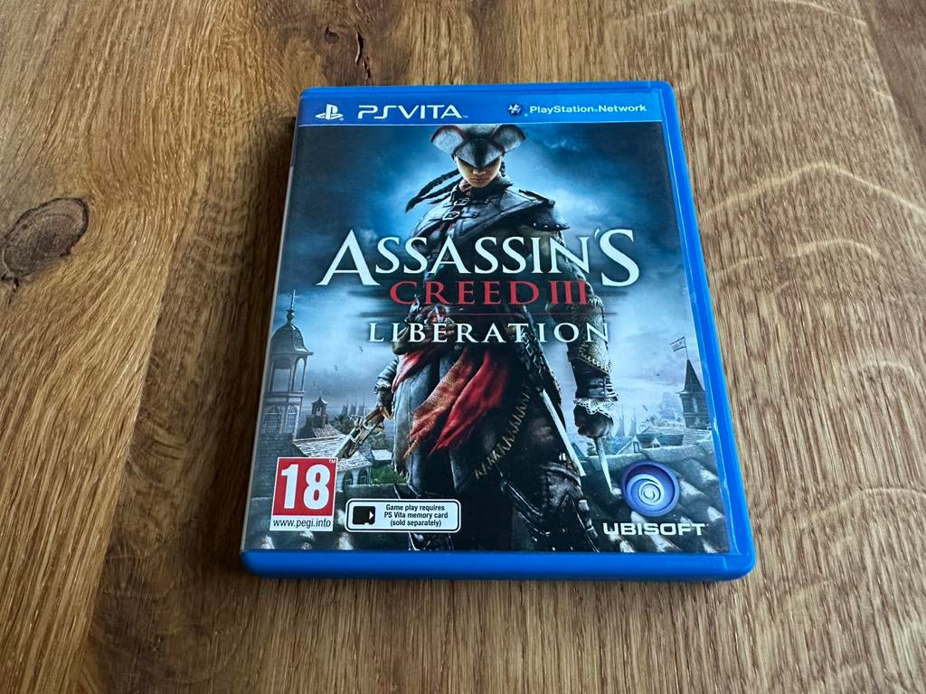Assassin's Creed III: Liberation, PlayStation Vita als NIEUW, Spelcomputers en Games, Vanaf 18 jaar, 1 speler, Zo goed als nieuw