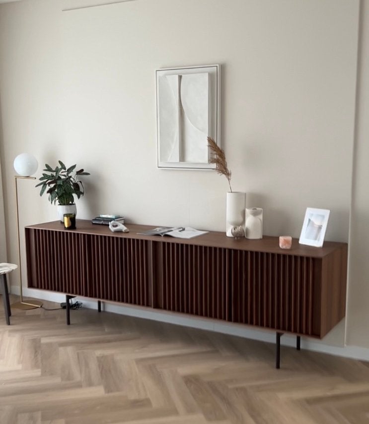 Dressoir walnoot AL2 Ka-bera van Colijn interieur, Huis en Inrichting, Ophalen, Gebruikt, 25 tot 50 cm, 200 cm of meer