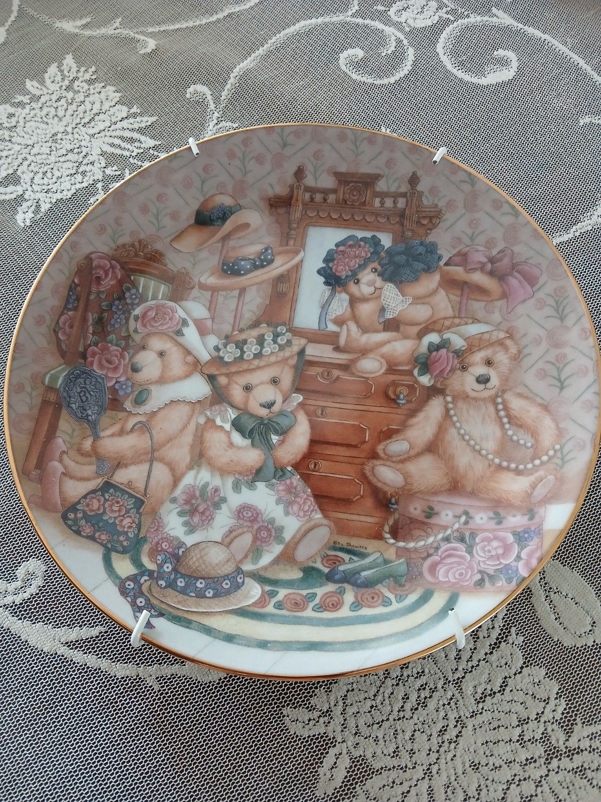 Porseleinen wandbord Franklin Mint Heirloom collectie, Ophalen of Verzenden