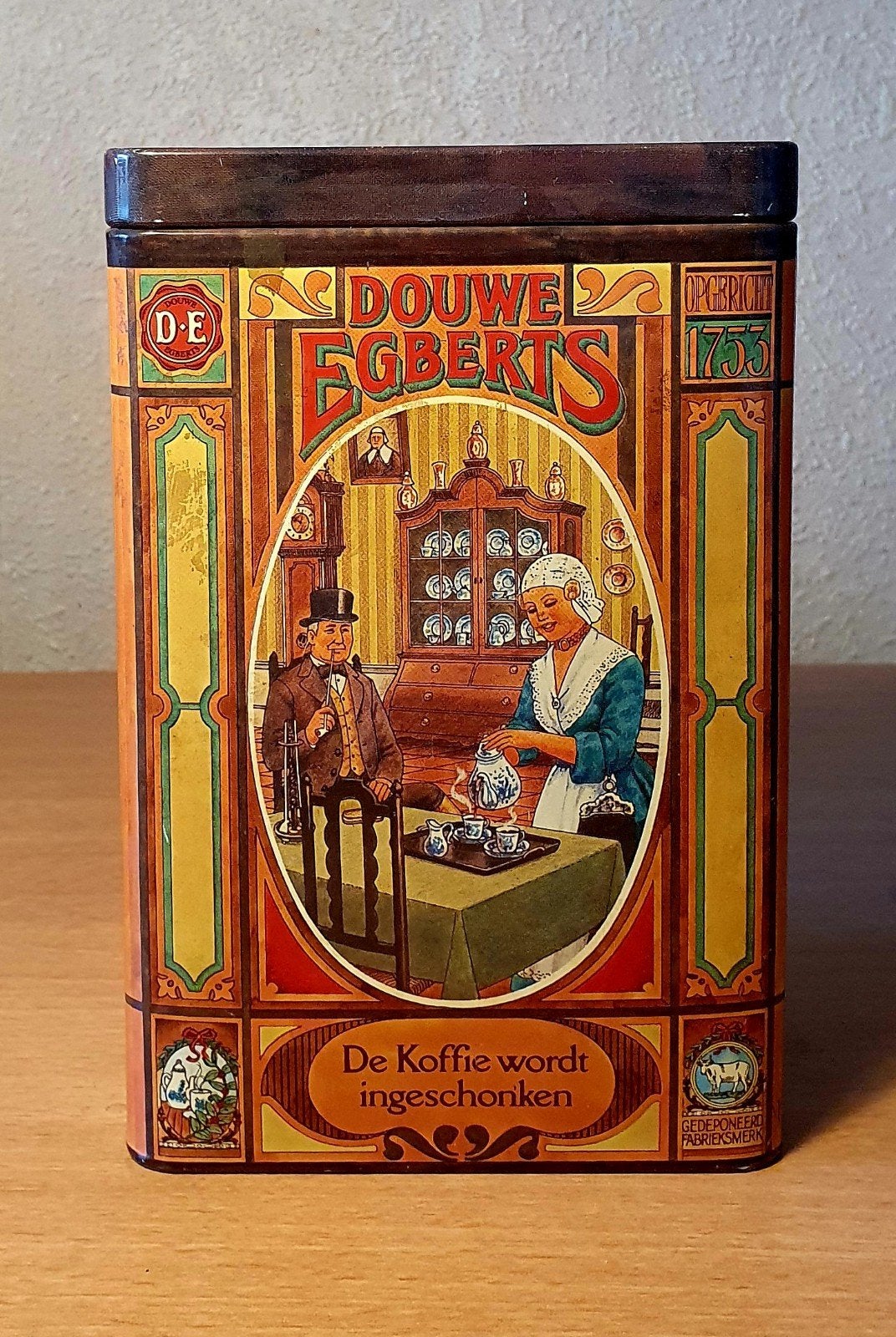 Vintage Douwe Egberts, Van Nelle & De Ruijter Blikken, Ophalen, Gebruikt, Koffie, Douwe Egberts