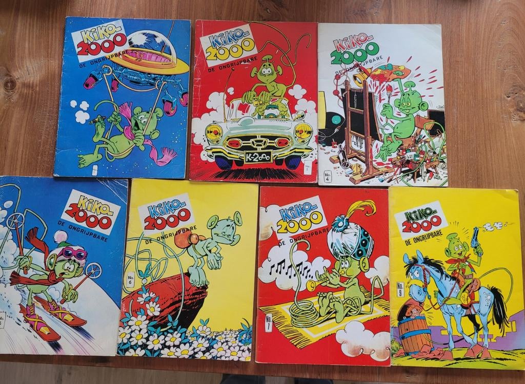 Kiko 2000 stripboeken - 7 stuks in goede staat, Boeken, Stripboeken, Meerdere stripboeken, Ophalen of Verzenden, Gelezen