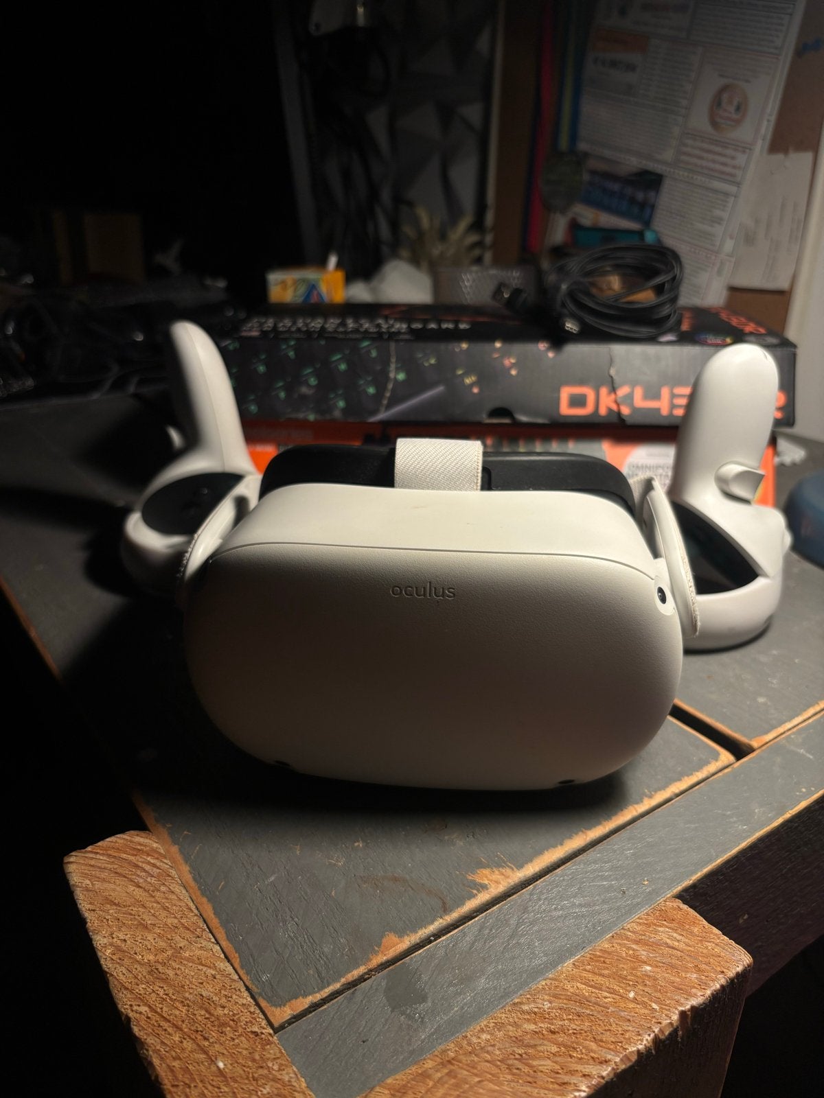 Oculus Quest 2 VR-headset met controllers, Ophalen, Zo goed als nieuw, VR-bril, Overige platformen
