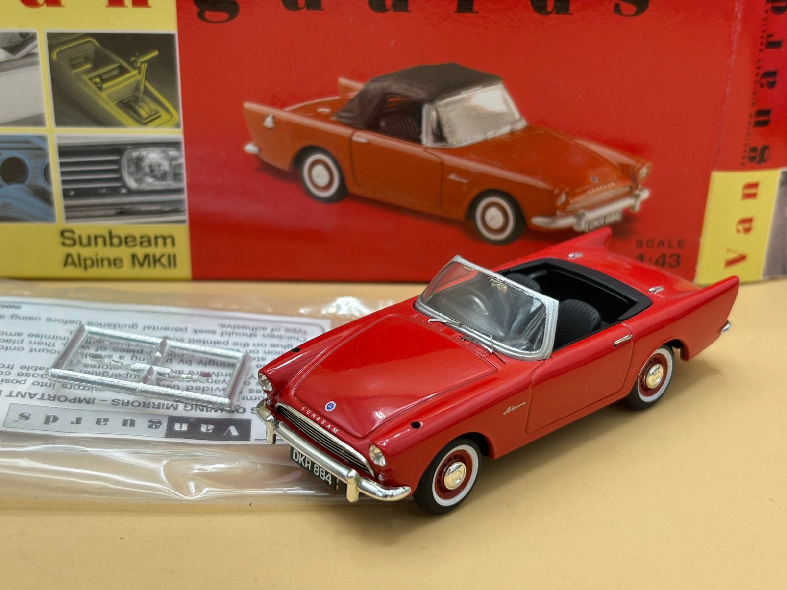 Sunbeam Alpine Mk II 1/43 Vanguards, Verzenden, Zo goed als nieuw, Auto