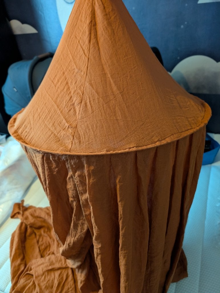 Meyco baby klamboe caramel zgan, Meyco, Bruin, Wasbaar, Ophalen of Verzenden
