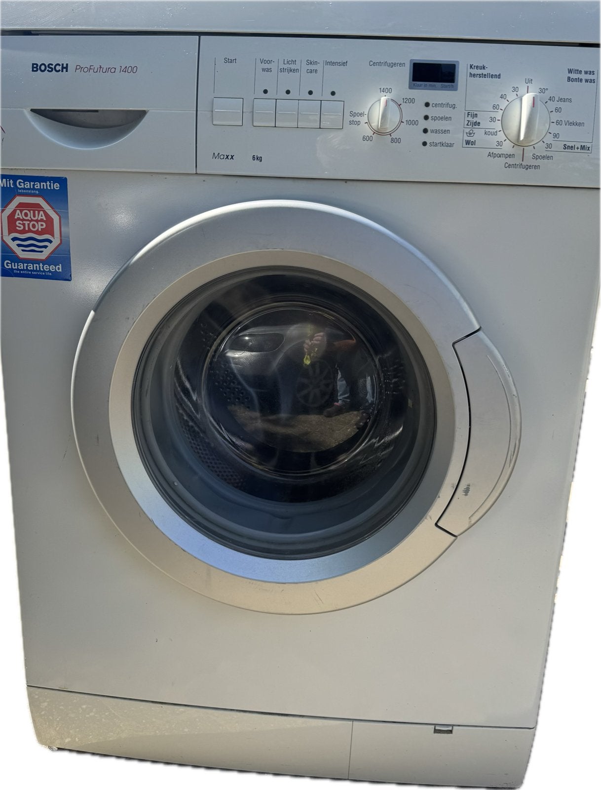 Bosch ProFutura 1400 Wasmachine - Gebruikt, doet zijn werk, Ophalen, Gebruikt, Voorlader, Wolwasprogramma