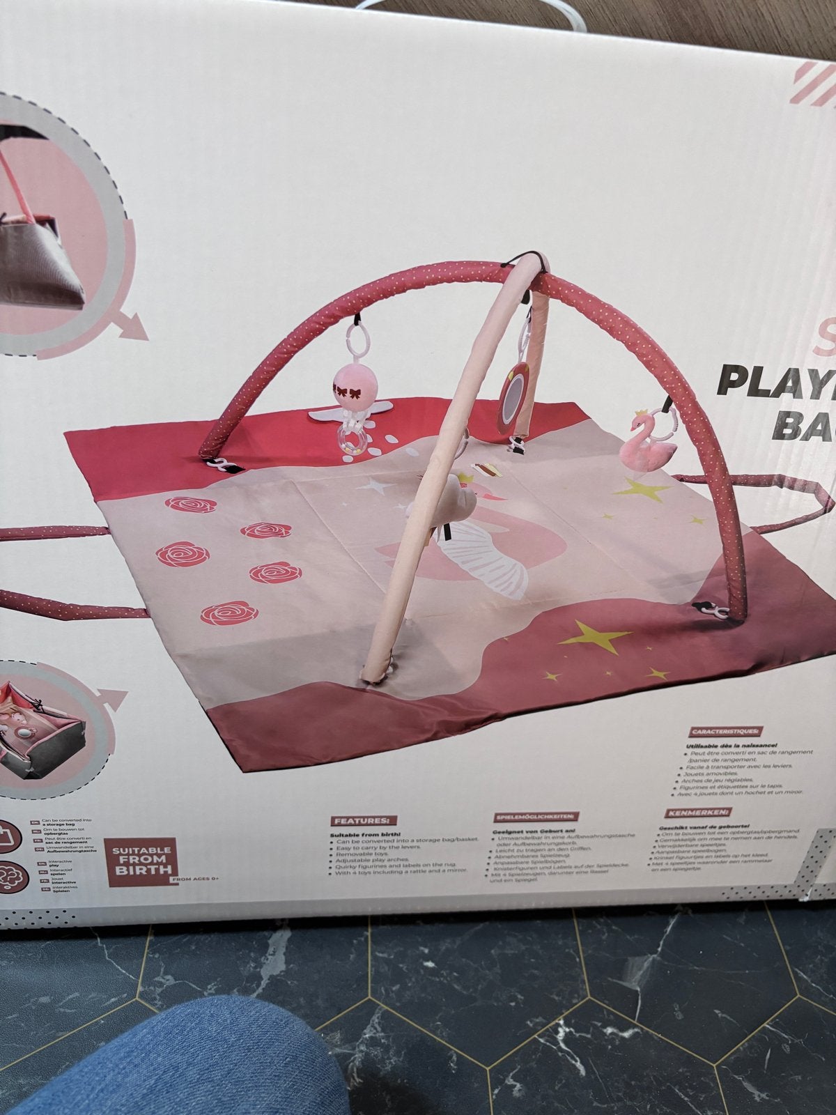 Tryco Ivy Zwanen Speelkleed + Tas 2-in-1, Kinderen en Baby's, Ophalen, Nieuw, Speelkleed