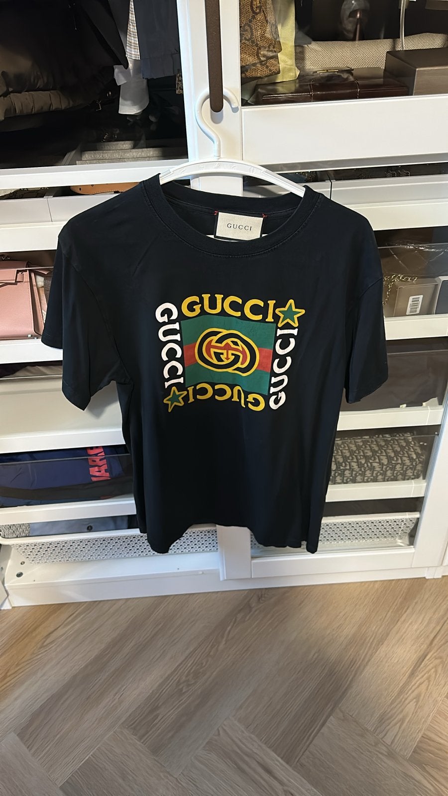 Gucci T-shirt Maat M Zwart, Kleding | Dames, Maat 38/40 (M), Zwart, Ophalen of Verzenden, Zo goed als nieuw