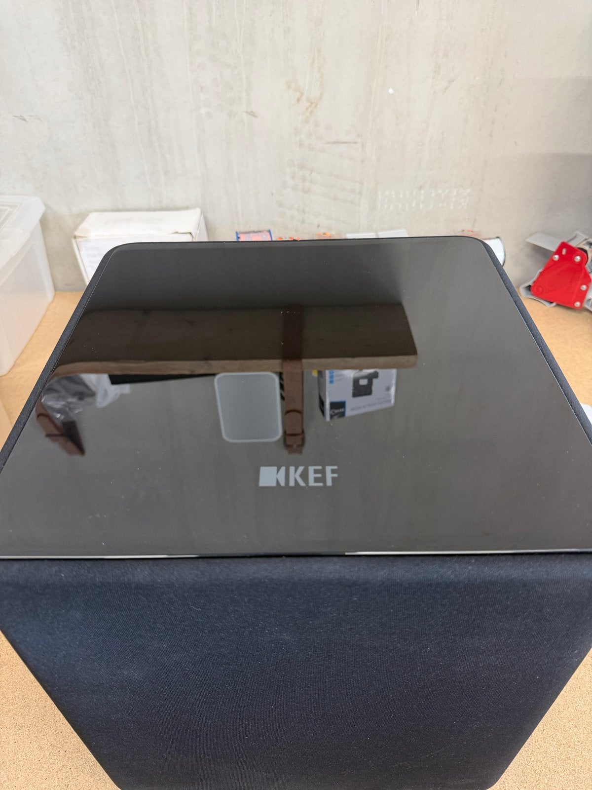 KEF Kube 10 actieve subwoofer - Zo goed als nieuw, Audio, Tv en Foto, 150 watt of meer, Subwoofer, ., Ophalen of Verzenden