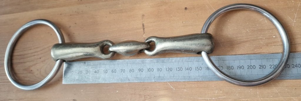 Dubbelgebroken watertrens met ovaal middenstuk - 15cm, Dieren en Toebehoren, Gebruikt, ., Ophalen of Verzenden, .