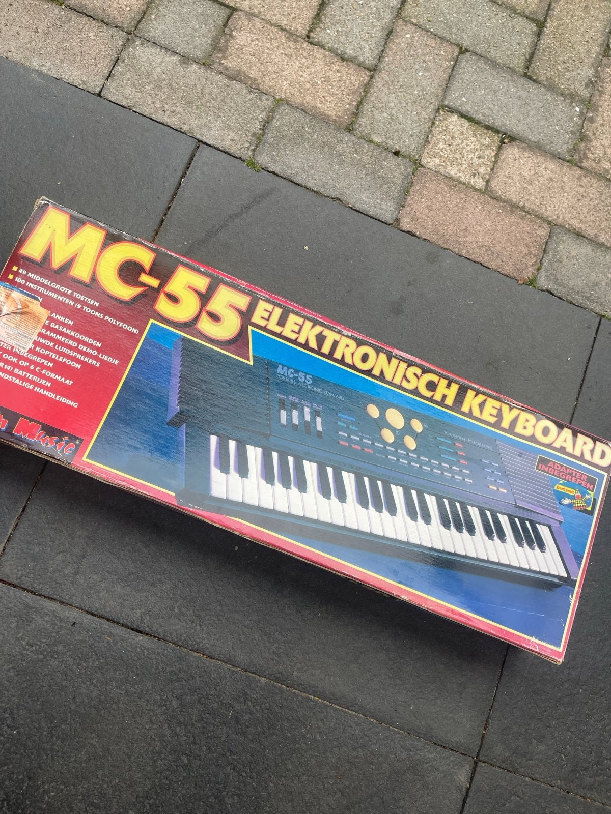 MC-55 Elektronisch Keyboard - 49 toetsen, 100 instrumenten, Ophalen, Gebruikt, 49 toetsen, Overige merken