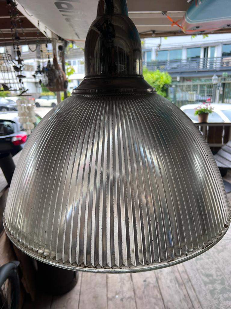 Unieke glazen hanglamp - 53 cm doorsnede, Huis en Inrichting, Lampen | Hanglampen, Ophalen of Verzenden, Gebruikt, Glas