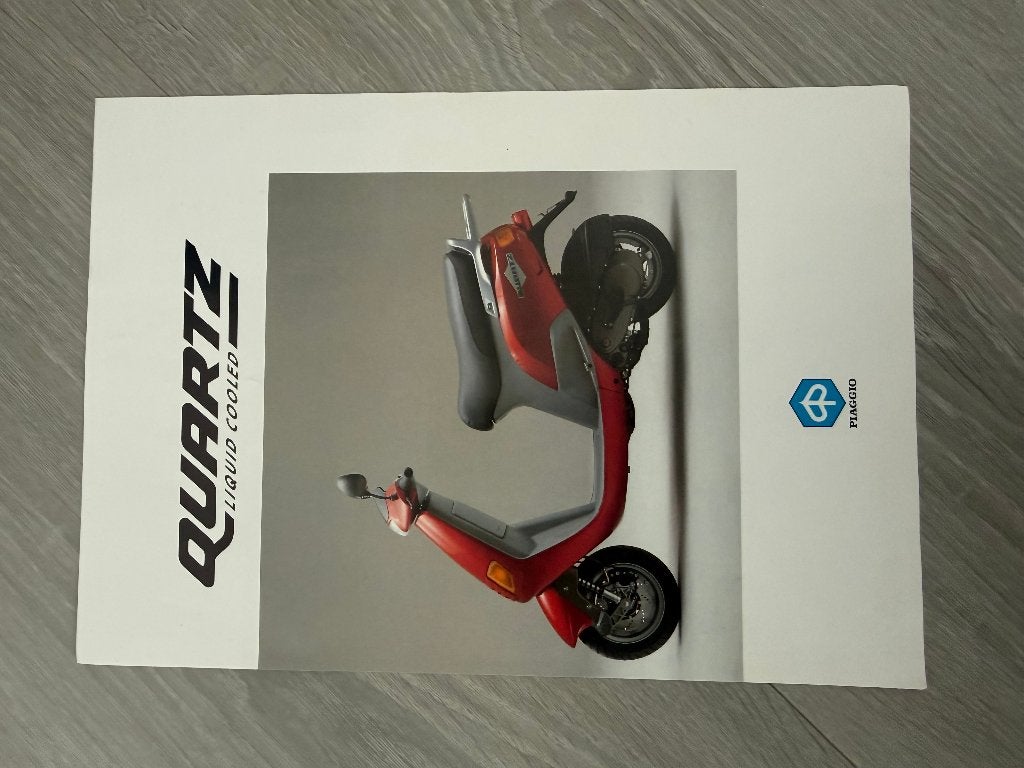 Piaggio Quartz folder, Ophalen of Verzenden, Gebruikt