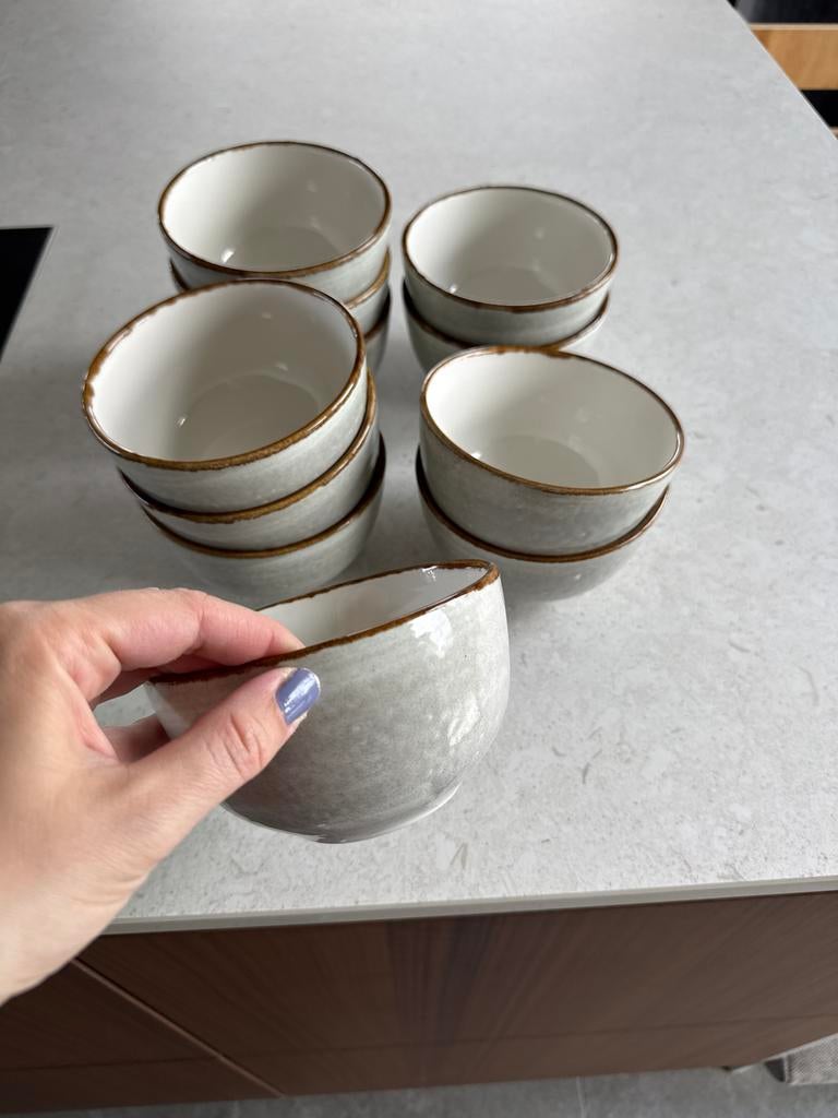 12 Q Authentic keramieken kommen/schalen, Ophalen, Keramiek, Nieuw, Kom(men)