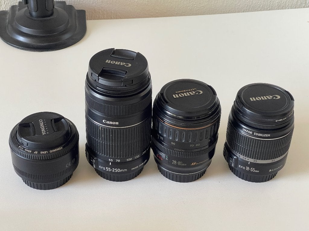 Canon EF/EF-S lenzenset, Audio, Tv en Foto, Fotografie | Lenzen en Objectieven, Gebruikt, Canon, Overige typen, Autofocus