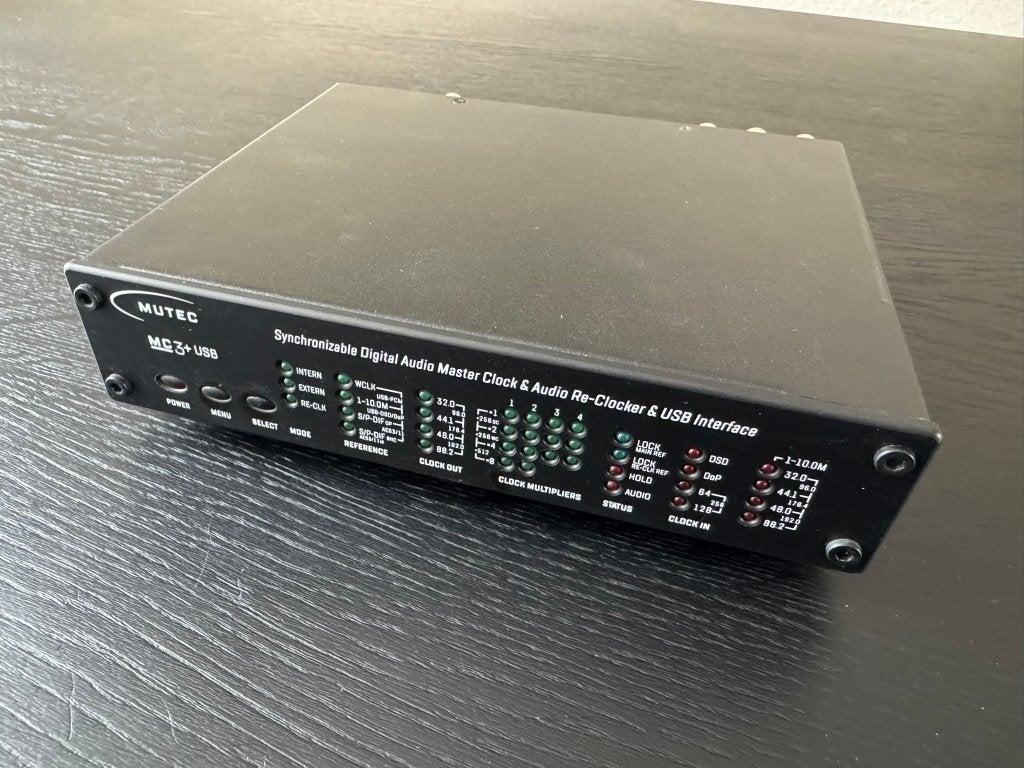 MUTEC MC-3+ USB – reclocker, masterclock & USB-interface, Ophalen of Verzenden, Zo goed als nieuw