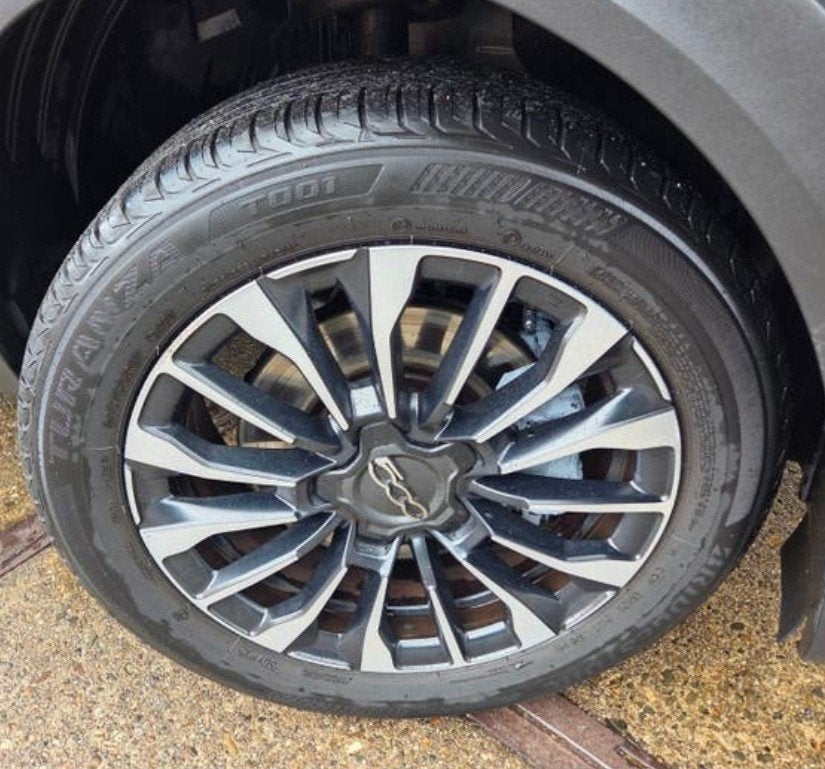 17 inch 5x110 velgen Fiat 500x / 500 x  2 tone velgen, Auto diversen, Ophalen of Verzenden, Gebruikt