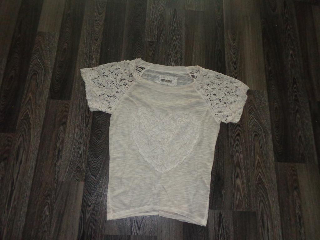 leuk damest-shirt met hart ( maat L ) KOSMIKA, Ophalen of Verzenden, Gedragen, Maat 42/44 (L), Korte mouw