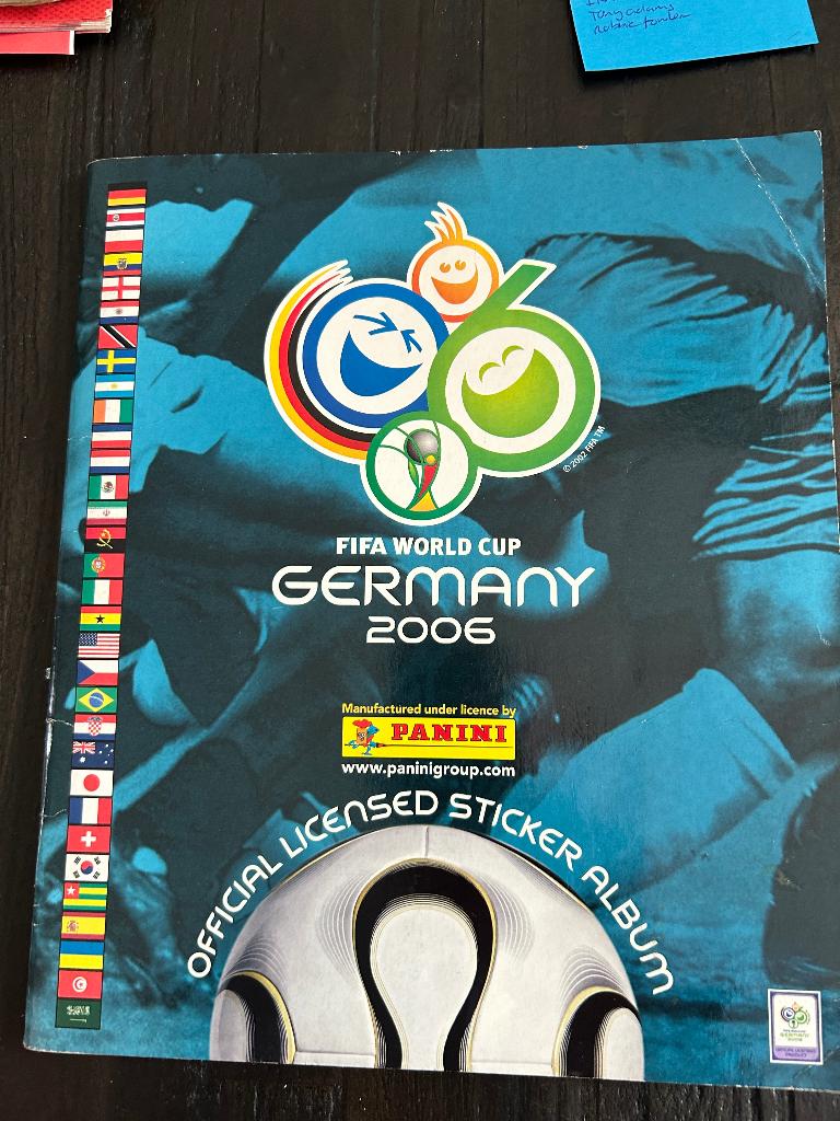 Panini stickeralbum germany 2006 wk compleet, Ophalen of Verzenden, Gebruikt, Meerdere stickers