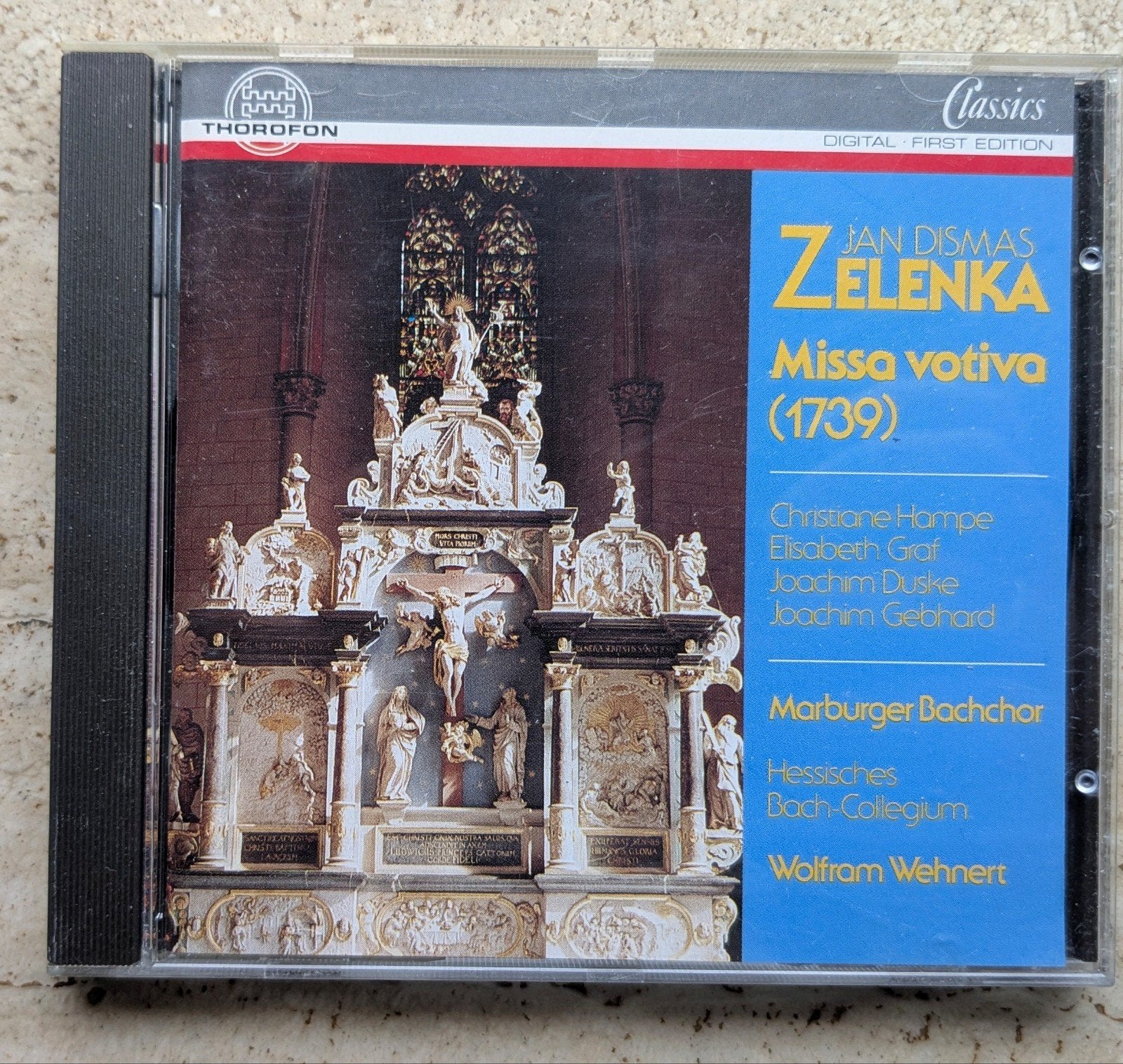 Jan Dismas Zelenka - Missa votiva (1739) CD, Cd's en Dvd's, Cd's | Klassiek, Ophalen of Verzenden, Barok, Gebruikt, Vocaal