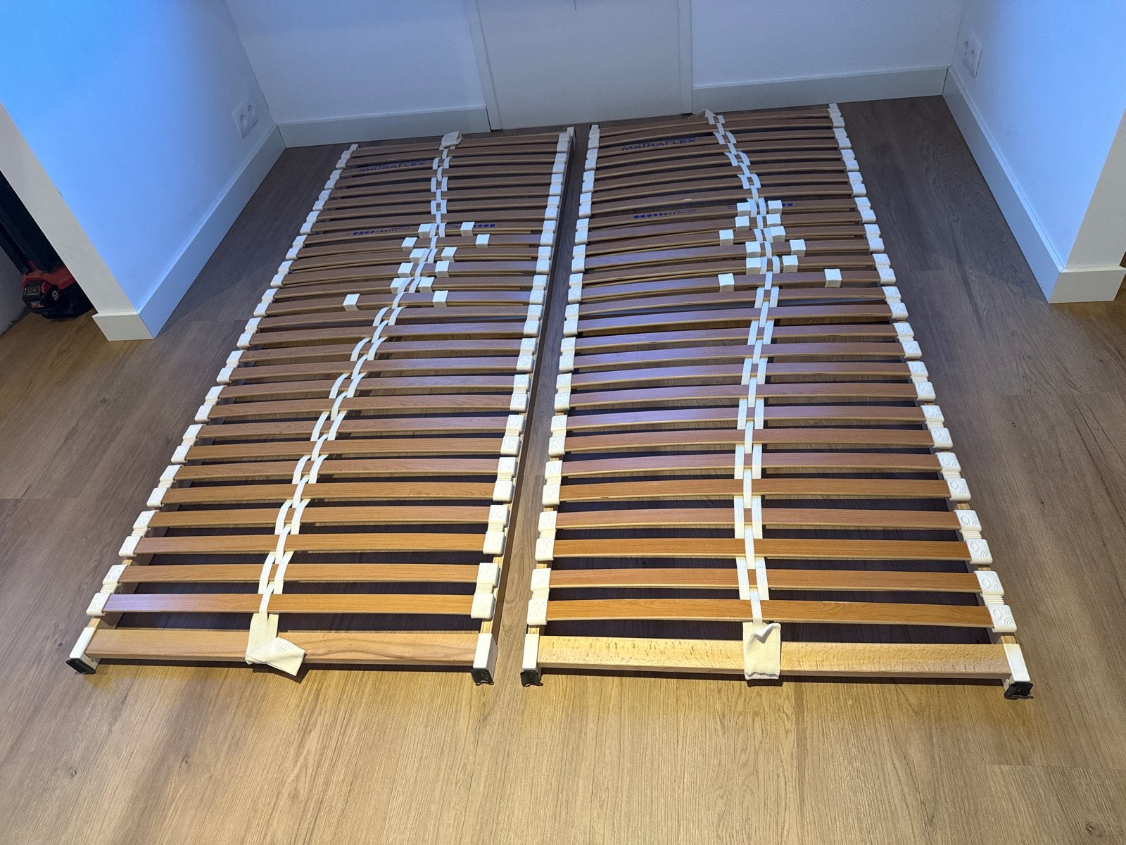 2x Matraflex lattenbodem 80x200 cm, Huis en Inrichting, Ophalen, Gebruikt, 90 cm, Eenpersoons