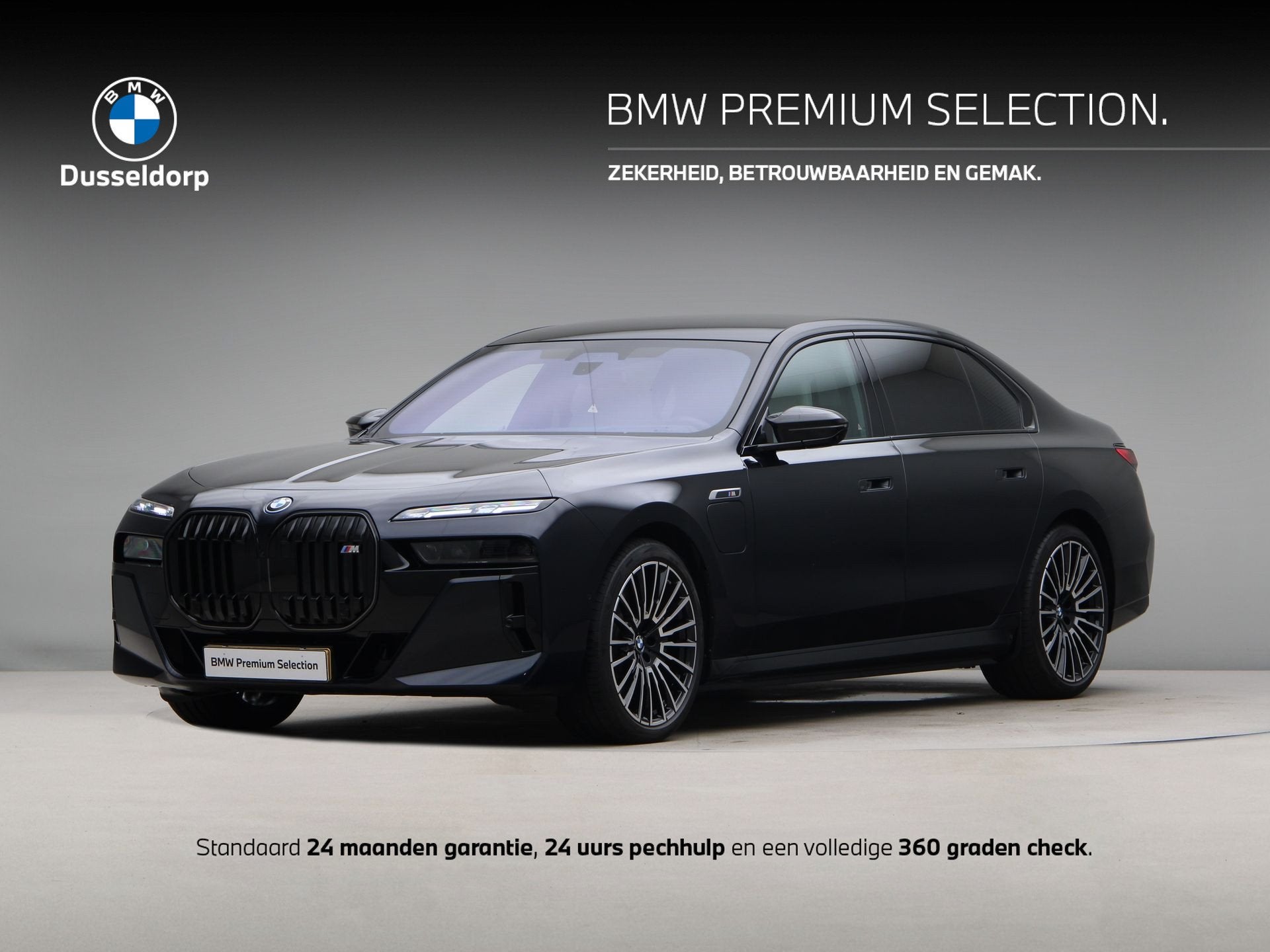 BMW 7 Serie M760e xDrive SoH 100% / Inclusief klasse 5 alarm, Auto's, BMW, Euro 6, Overige brandstoffen, Zwart, Vierwielaandrijving