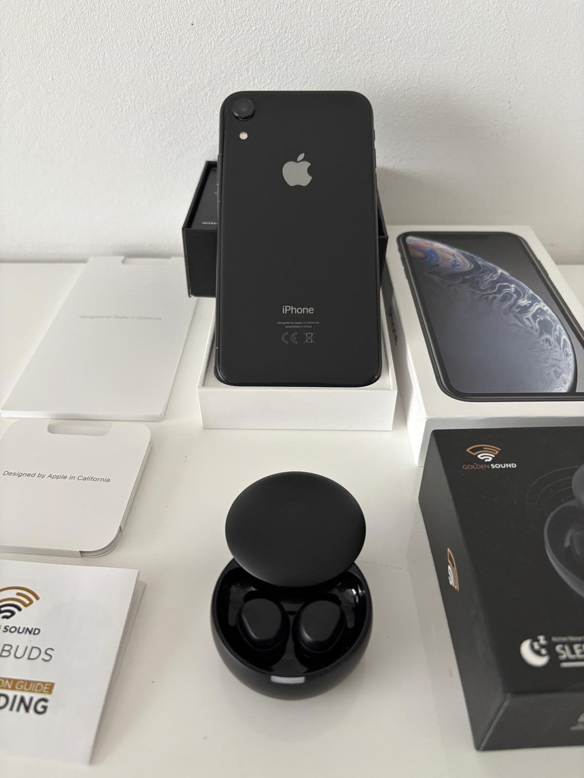 Iphone xr 64 gb nette staat batterij 86% met nieuw oordoppen, Ophalen, 86 %, Zwart, IPhone XR