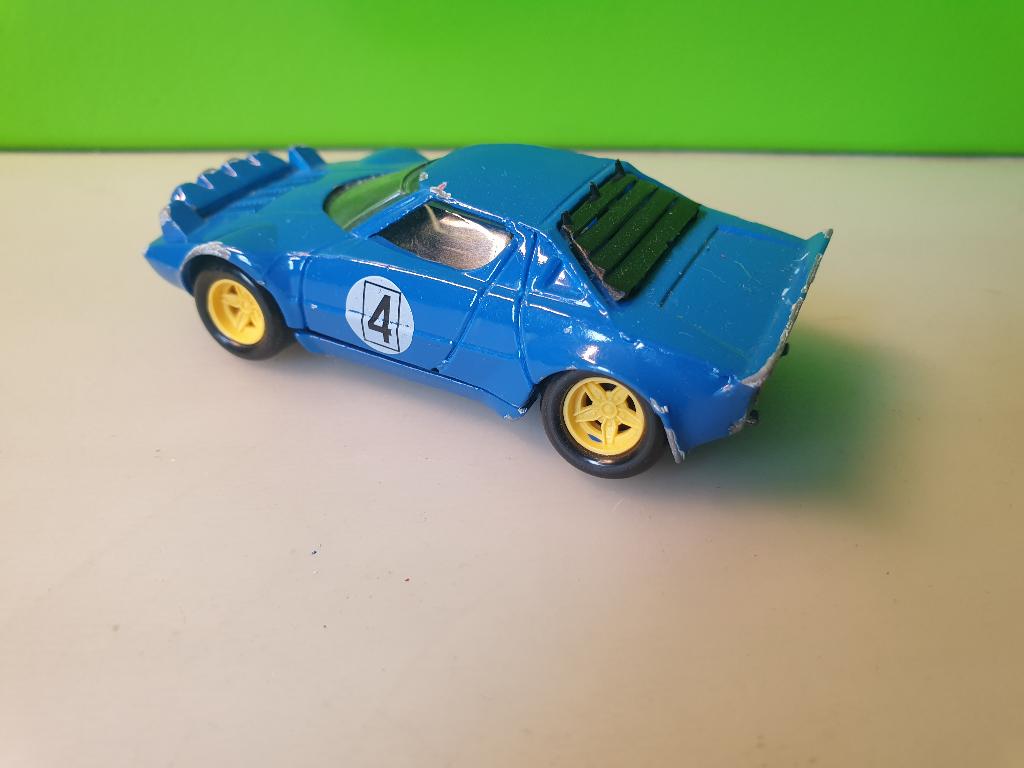 Solido - Lancia Stratos [blauw] 1/43, Ophalen of Verzenden, Gebruikt, Auto, Solido