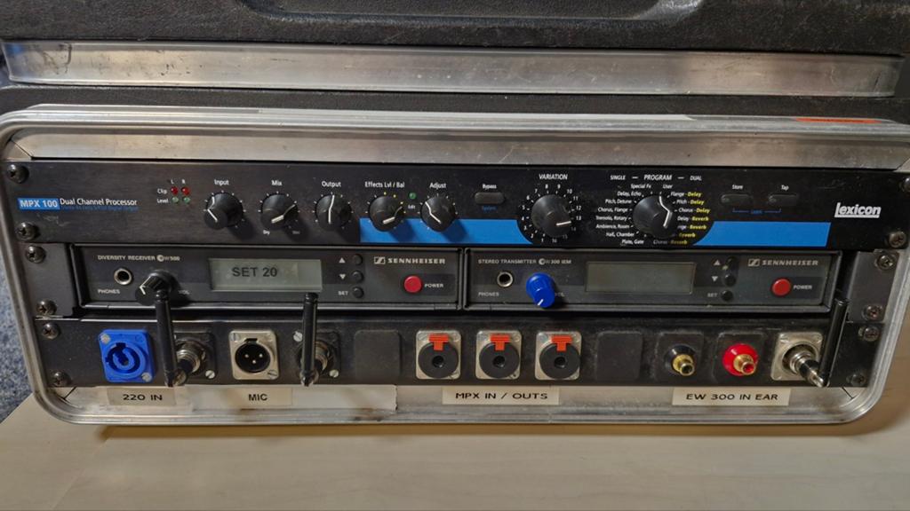 Sennheiser EW500 G2 Microfoon / In ear Systeem met lexicon, Muziek en Instrumenten, Microfoons, Ophalen, Gebruikt, Zangmicrofoon
