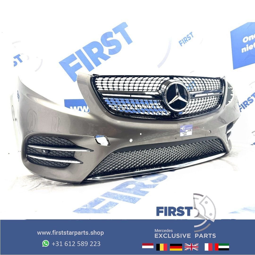 W447 VOORBUMPER A4478856000 V KLASSE BUMPER + DIAMOND GRIL Z, Gebruikt, -, Voor, Ophalen of Verzenden