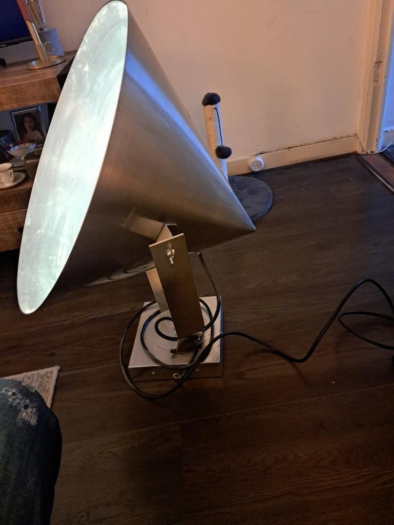 Vintage Industriële Wandlamp / Studiolamp, Ophalen, Gebruikt