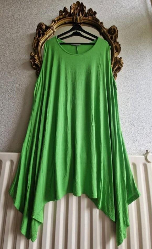 Als nieuw! Moonshine fashion appeltjes groen punten tuniek, Blouse of Tuniek, Ophalen of Verzenden, Zo goed als nieuw, Moonshine fashion