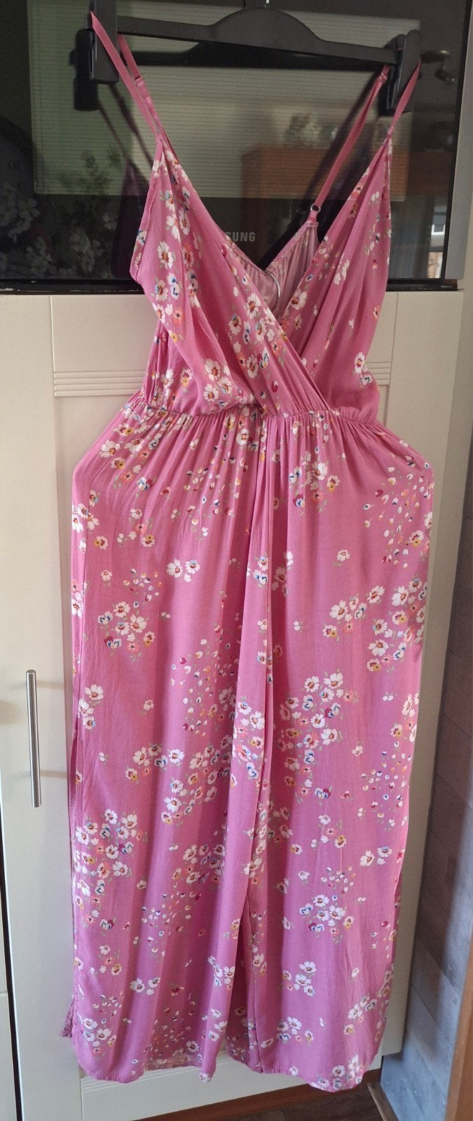 Luchtige zomerse jumpsuit maat 38/40 roze, Kleding | Dames, Ophalen of Verzenden, Zo goed als nieuw, Maat 38/40 (M), Roze