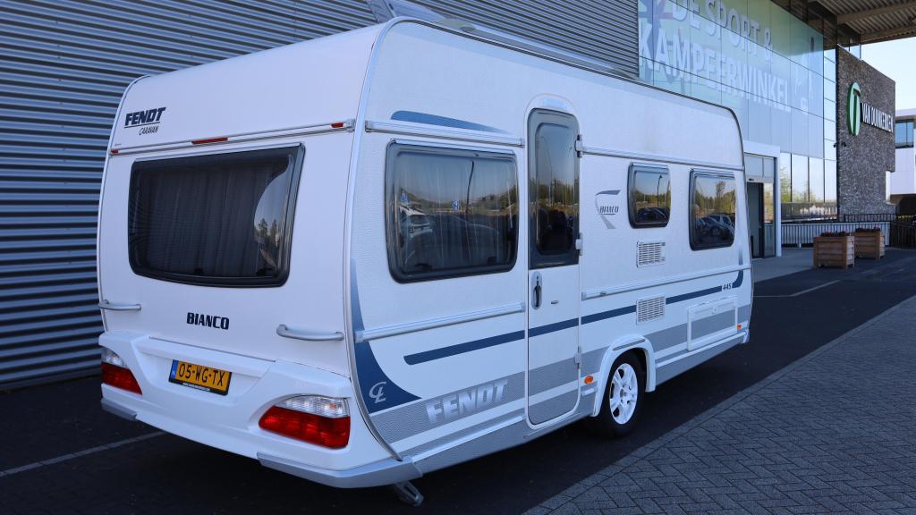 Fendt Bianco 445 TF Mover + voortent, Caravans en Kamperen, Rondzit, Bedrijf, Schokbreker, Fendt