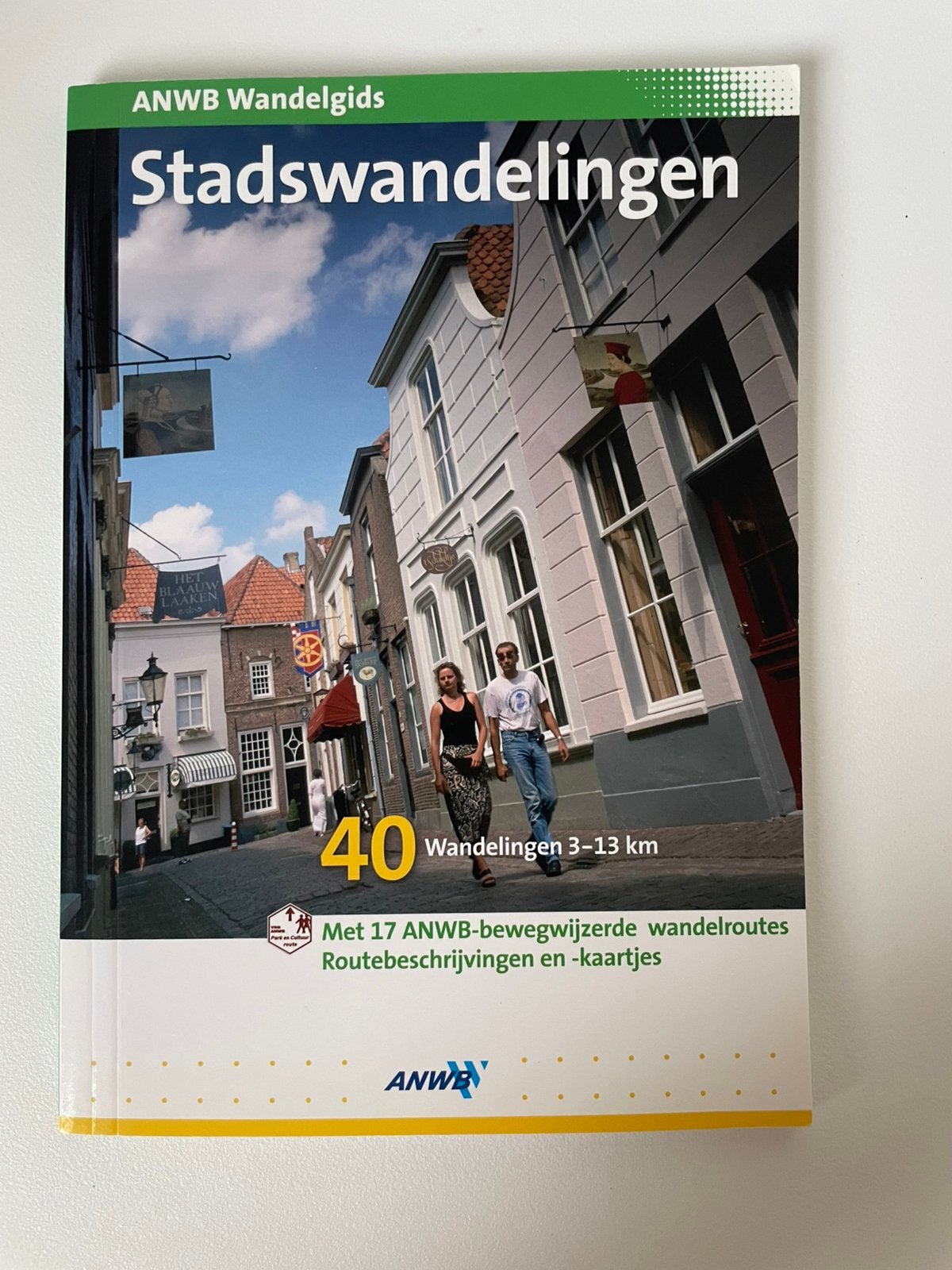 wandelgids Stadswandeling ANWB 40x Nederland 2007, Boeken, Ophalen of Verzenden, Gelezen, Benelux, Fiets- of Wandelgids