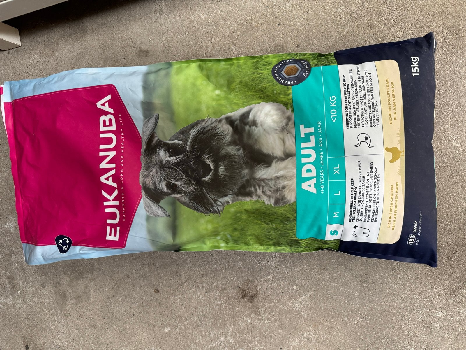 Eukanuba meer dan 5 kg adult S 1-8 jaar smaak kip, Ophalen of Verzenden