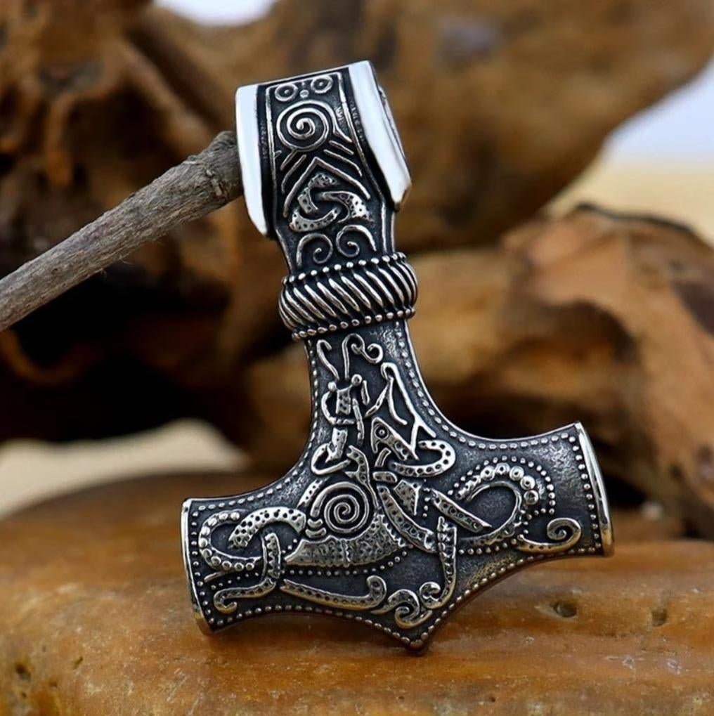 Viking hanger Mjölnir Hamer - 925 zilver, My Name Is Nobody, Verzenden, Nieuw, Thisisnobody2025@gmail.com