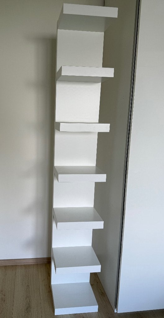 Ikea kast met planken (schoenen of boeken) 2 stuks, Ophalen, Minder dan 50 cm, Gebruikt, 150 tot 200 cm